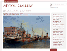 Tablet Screenshot of mytongallery.co.uk